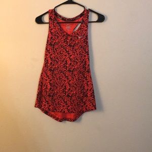 Orange Nike workout tank top
